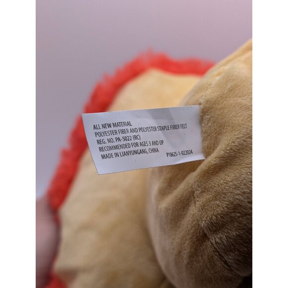 Goffa Smiling Red Spotted Cap Mushroom 11" Plush Stuffed Toy Happy Pillow Large - Picture 4 of 4